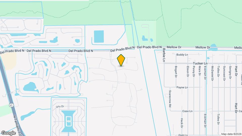 4211 Palatina Way Mapa y Detalles de la Ubicación