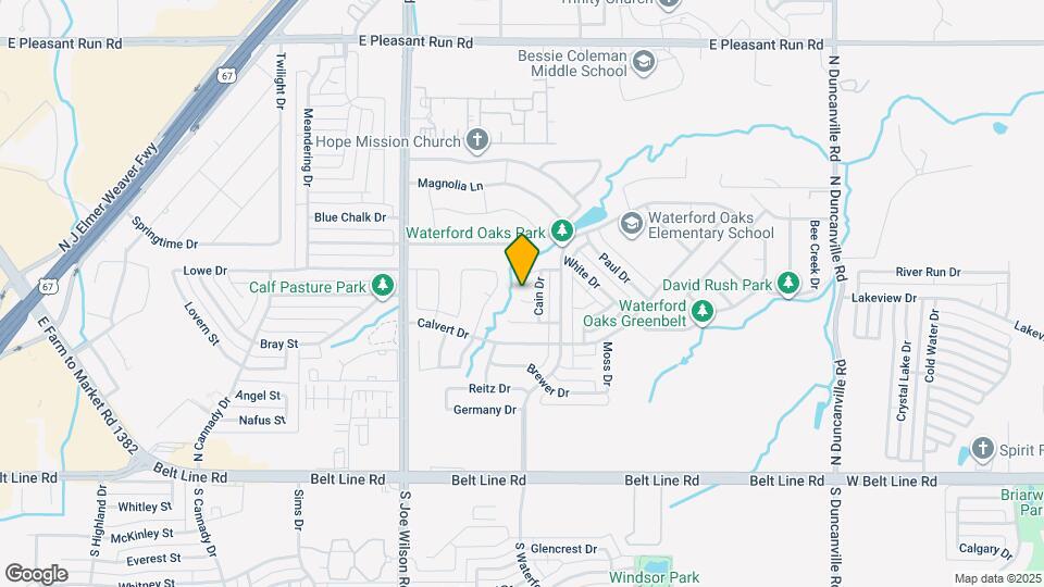 1102 Cain Ct Map and Location Details