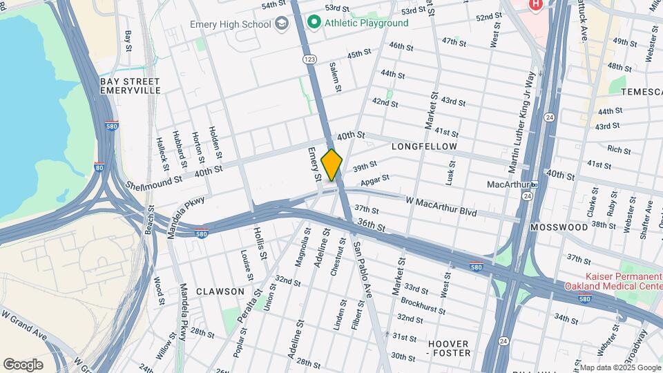 3801 San Pablo Ave, Unit 407 Map and Location Details