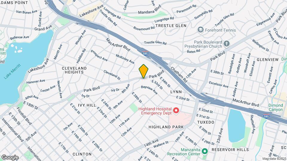 3130 Park Blvd Map and Location Details