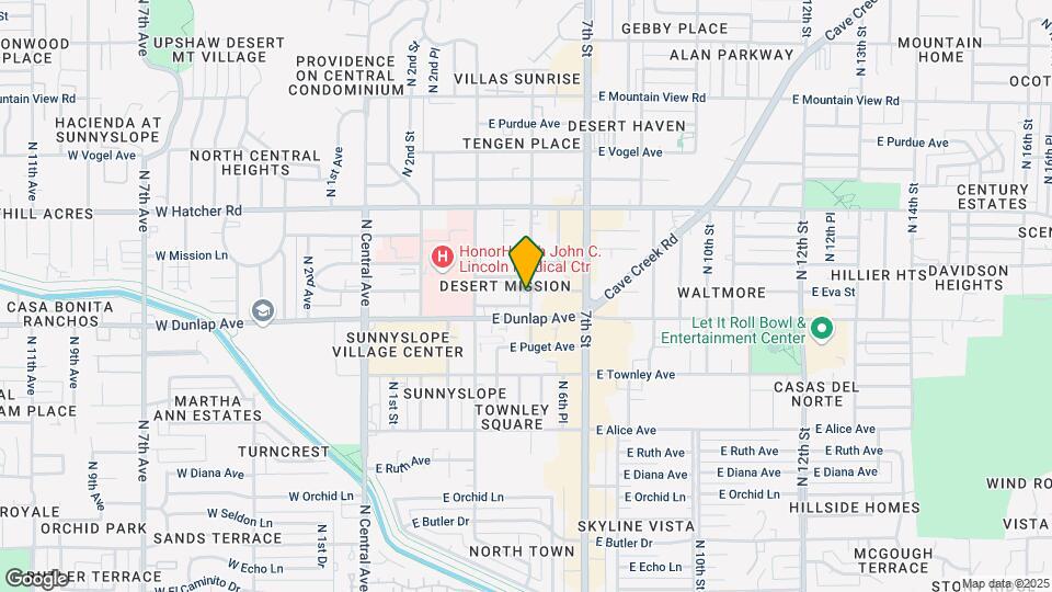 9012 9016, 9018 N. 5th St Mapa y Detalles de la Ubicación
