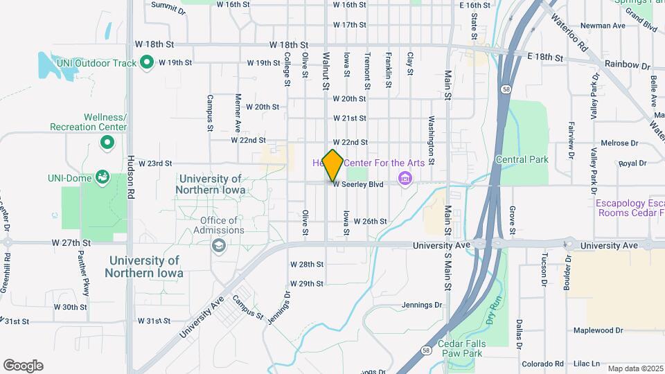 620 W Seerley Blvd, Unit 1 Map and Location Details