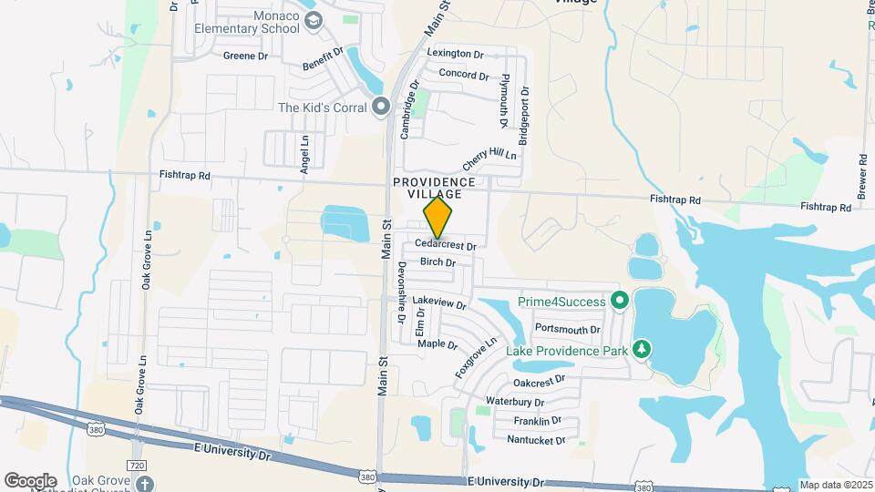 9846 Cedarcrest Dr Map and Location Details