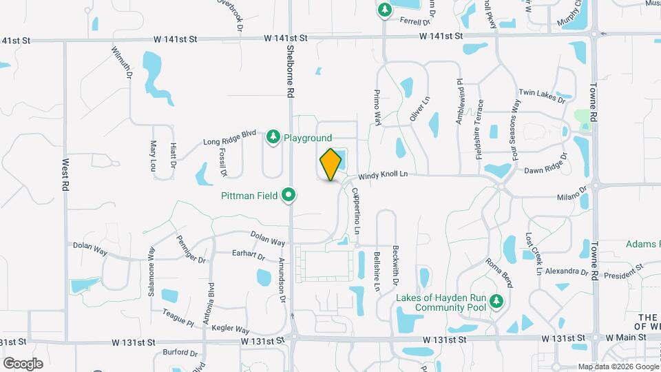 3473 Millbrae Dr Map and Location Details