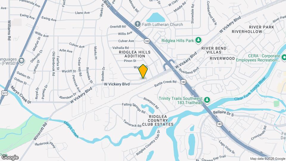 7524 Overhill Rd Mapa y Detalles de la Ubicación