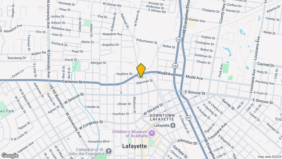 219 S Pierce St Map and Location Details