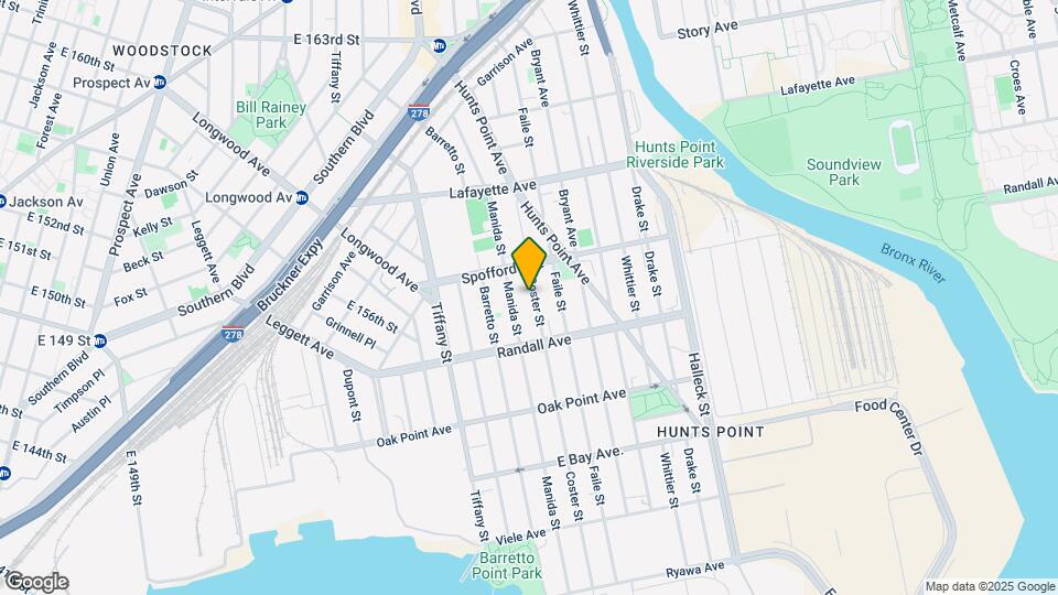 643 Coster St Map and Location Details