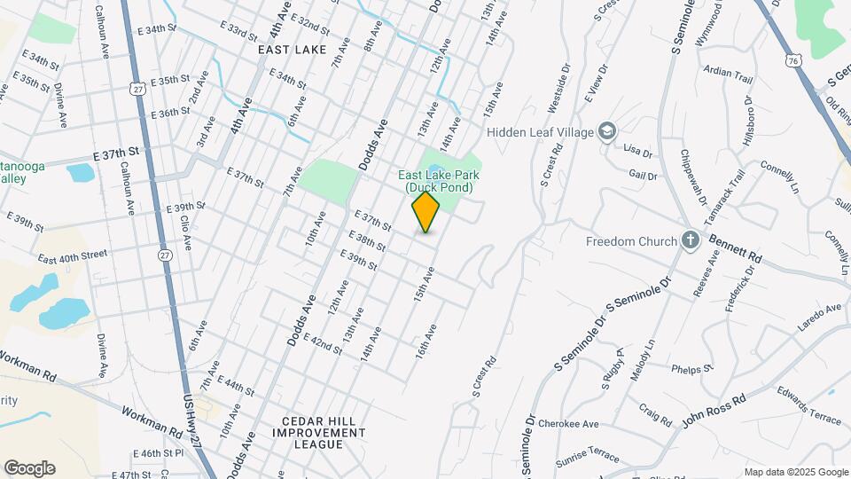 3105 E 37th St Map and Location Details