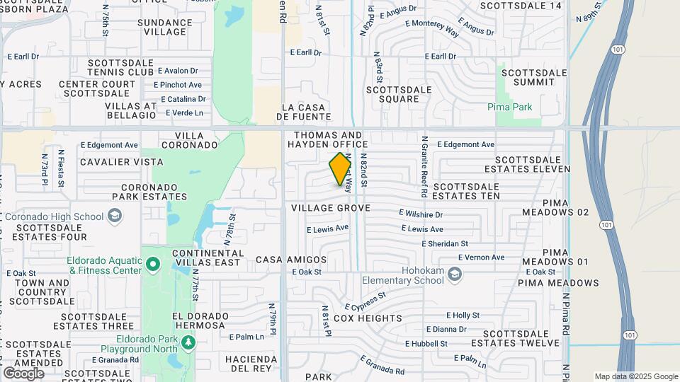 8112 E Virginia Ave Mapa y Detalles de la Ubicación