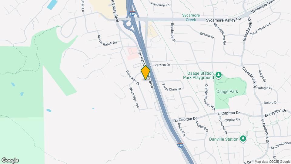 1073 San Ramon Valley Blvd Map and Location Details