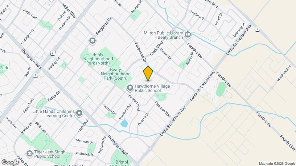 1344 Hearns Pl Map and Location Details