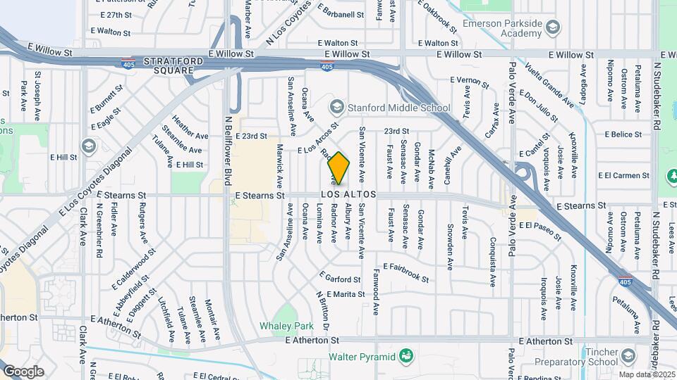 2206 Radnor Ave, Unit A Map and Location Details