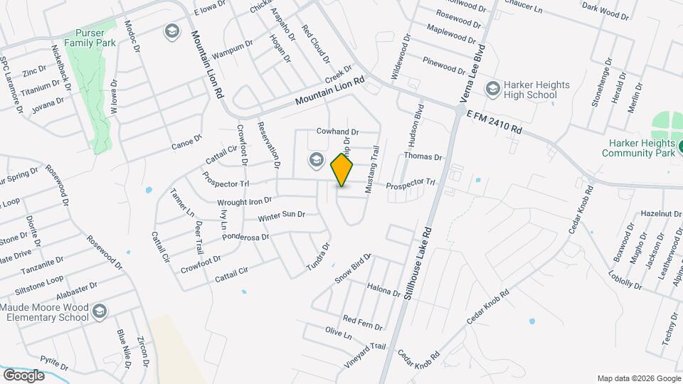 701 Bighorn Dr Map and Location Details