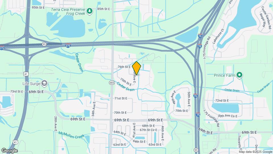 7526 39th Ave E Map and Location Details