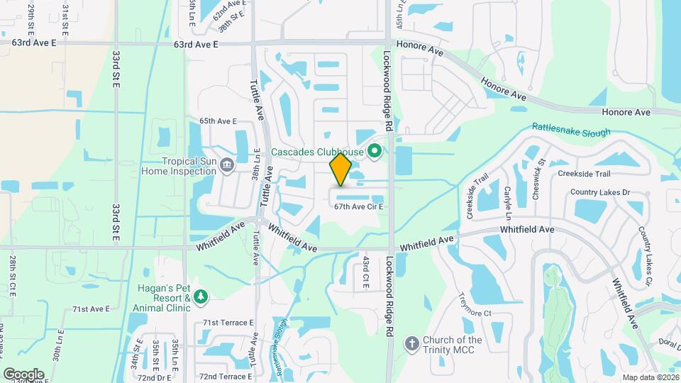4254 67th Avenue Cir E Map and Location Details