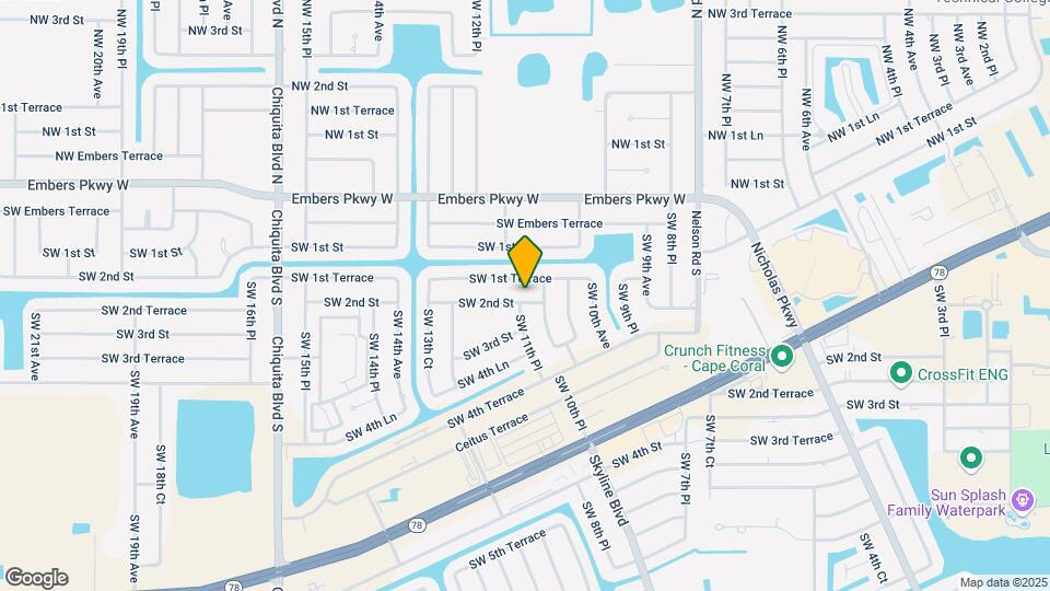1109 SW 2nd St Map and Location Details