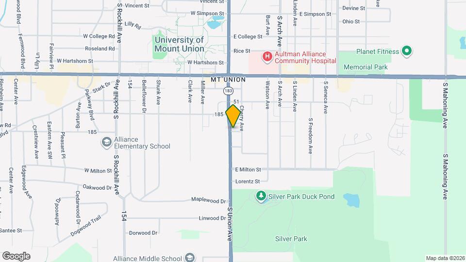 2372 S Union Ave Map and Location Details