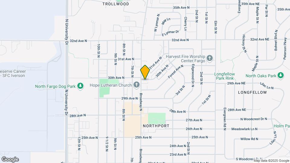 Alliance North Fargo Map and Location Details