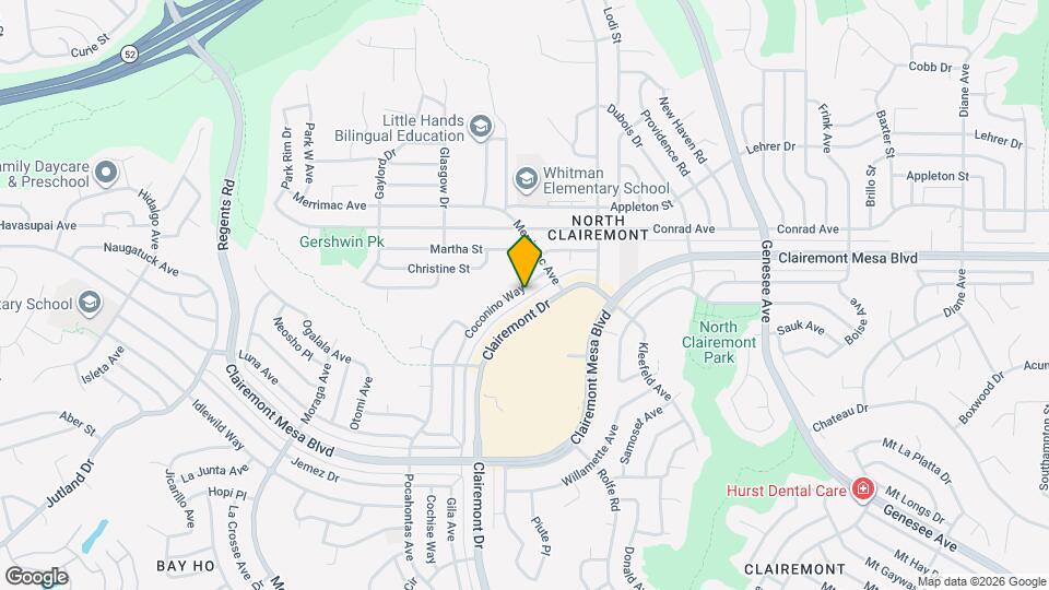 4915 Coconino Way Map and Location Details