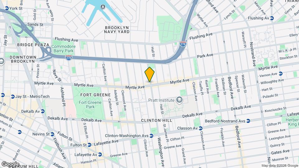 459-461 Myrtle Ave Map and Location Details