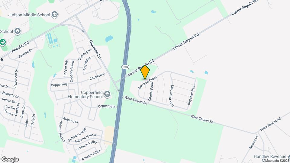 10115 Red Iron Creek Map and Location Details