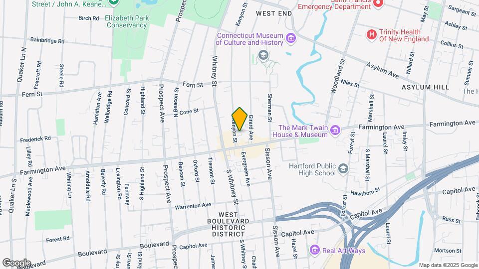 22 Kenyon St Map and Location Details