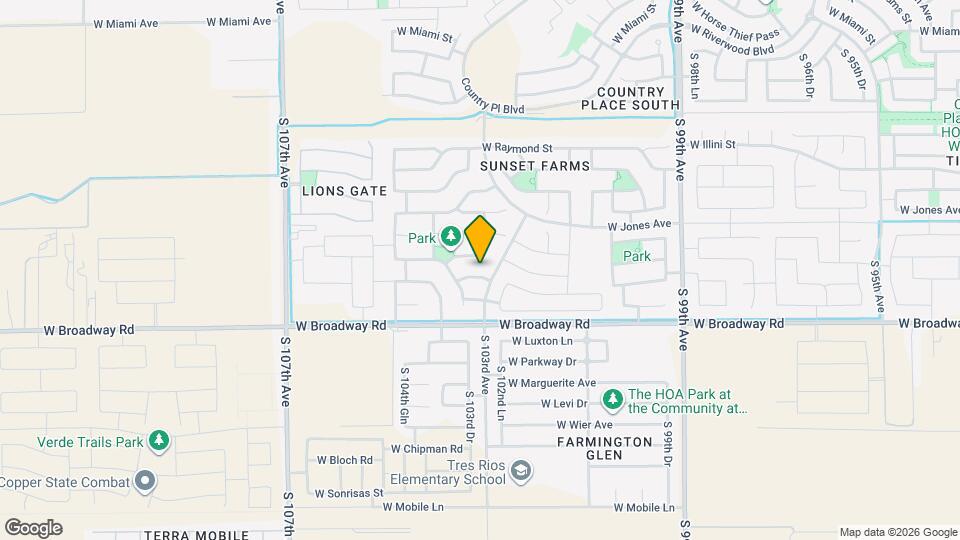 10338 W Wood St Map and Location Details