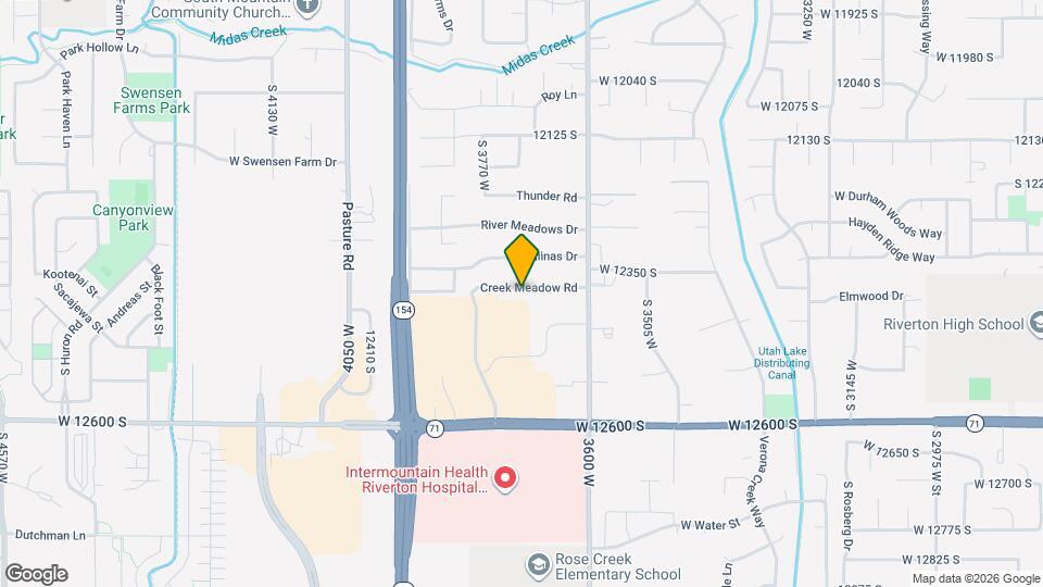 3711 Creek Meadow Rd Map and Location Details