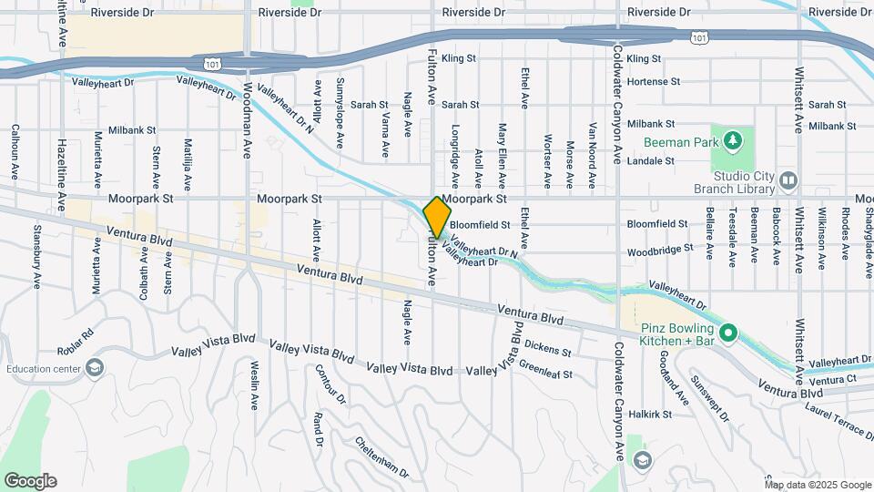 4266 Fulton Ave Map and Location Details