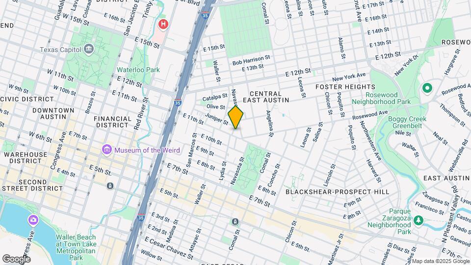 1200 E 11th St, Unit 209 Mapa y Detalles de la Ubicación