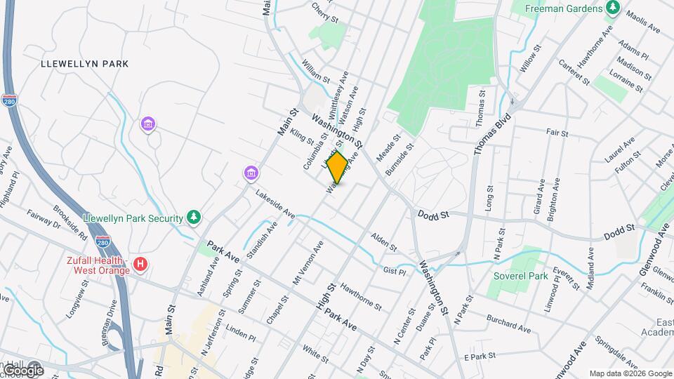 268 Watchung Ave, Unit 4 Map and Location Details
