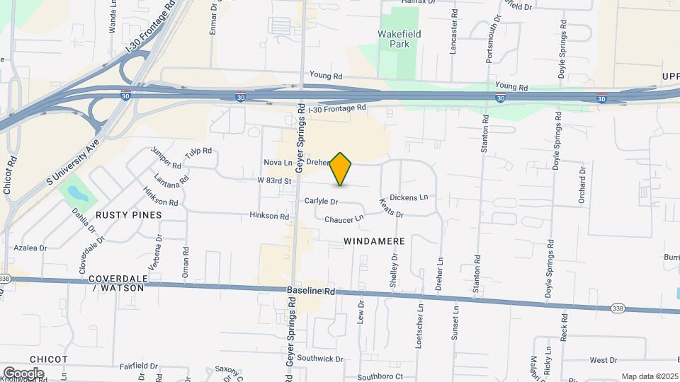 5709 Windamere Dr Map and Location Details