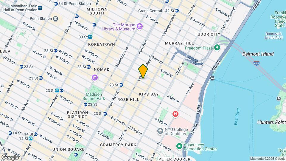 137 East 30th Street Map and Location Details