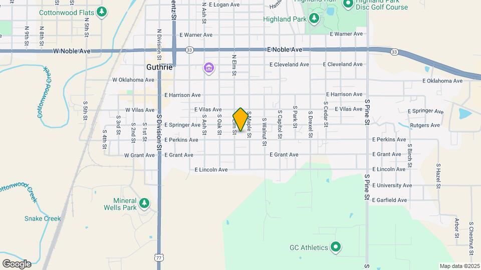 608 E Perkins Ave Map and Location Details