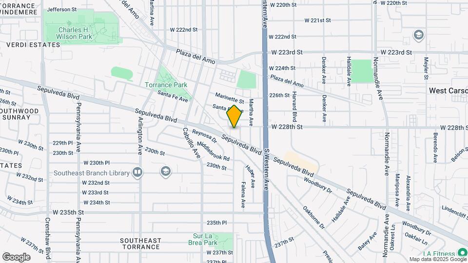 2810 Olive St Map and Location Details