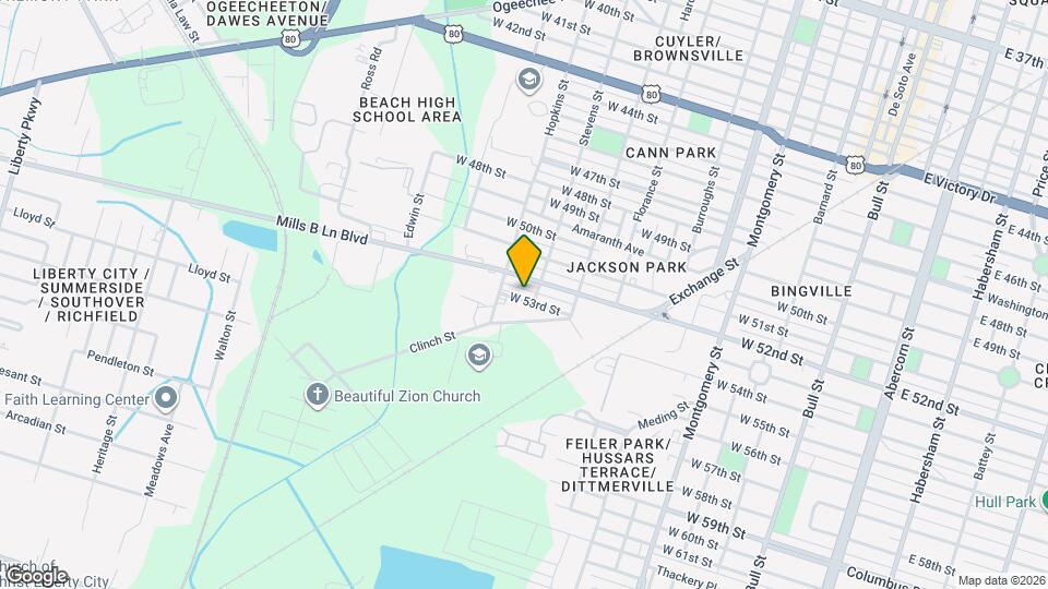 1014 W 53rd St Map and Location Details