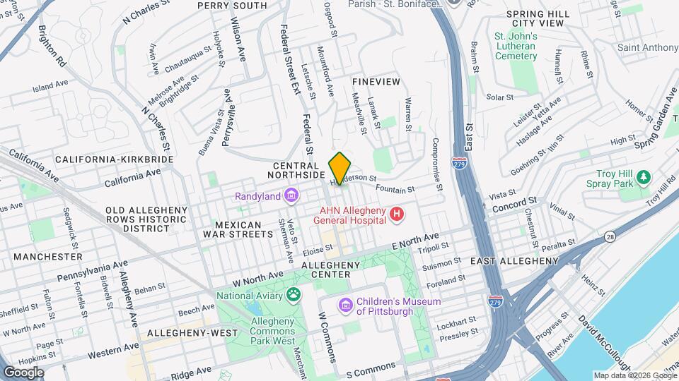 1505 Boyle St Map and Location Details