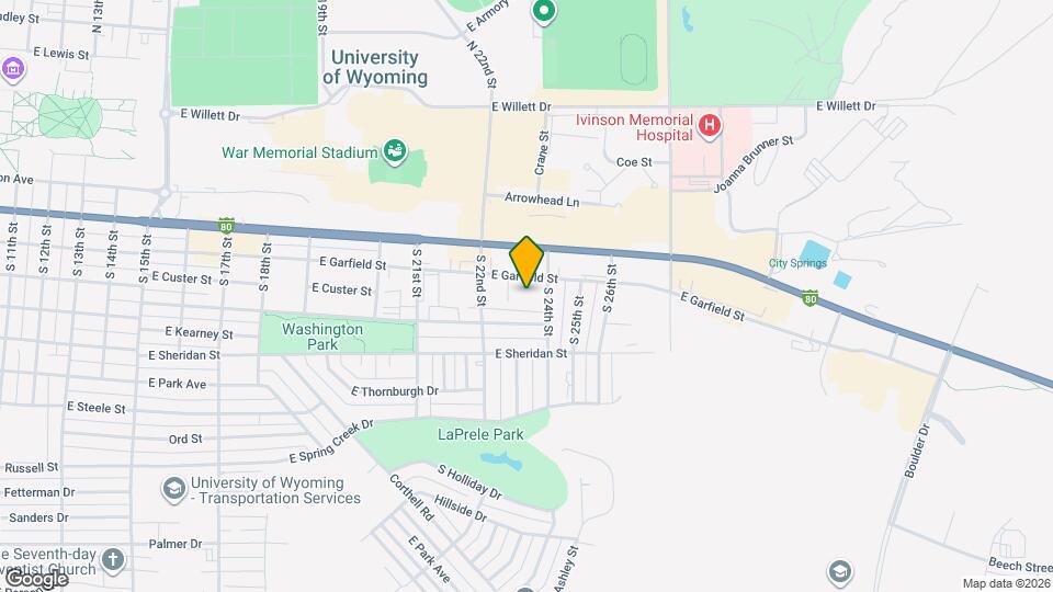 2310 E Garfield St Map and Location Details