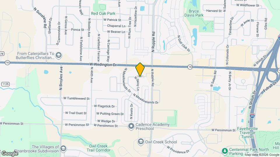 884 N Daisy Ln Map and Location Details