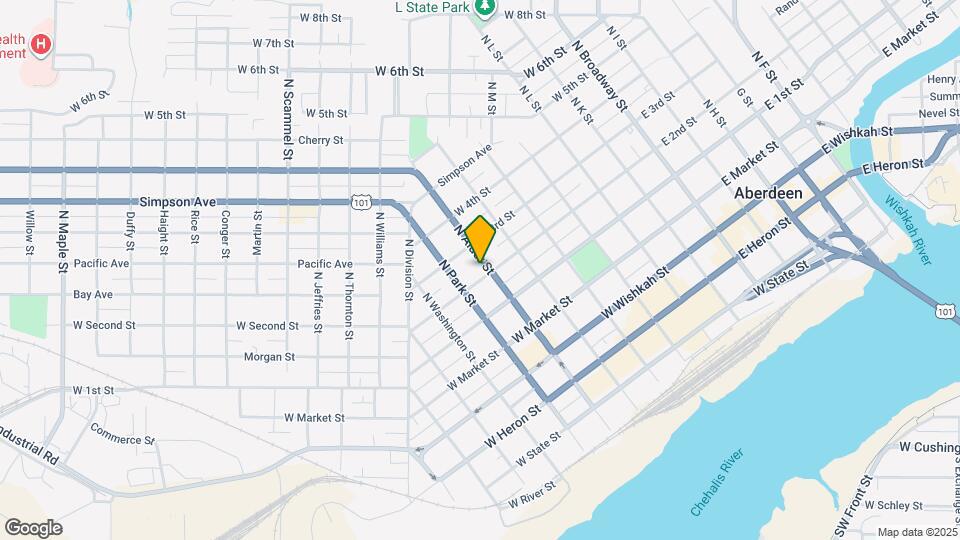 704 W Second St Map and Location Details