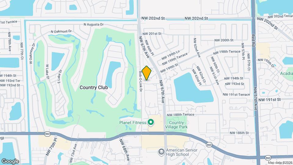 6751 NW 193rd Ln Map and Location Details