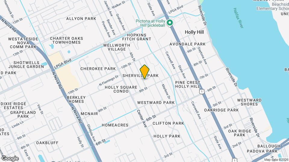 829 N Oleander Ave Map and Location Details