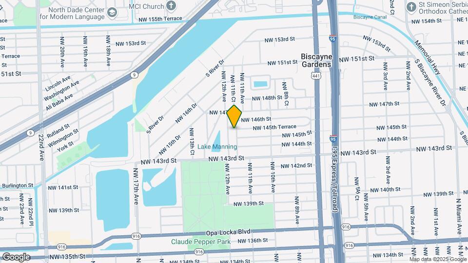 14530 NW 11th Ct Map and Location Details
