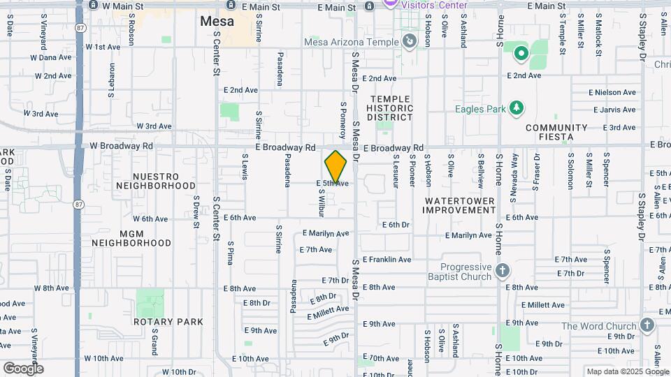 325 E 5th Ave Map and Location Details