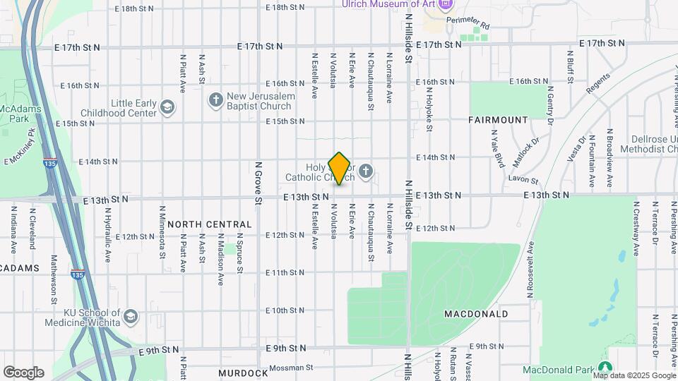 1412 N Volutsia Map and Location Details