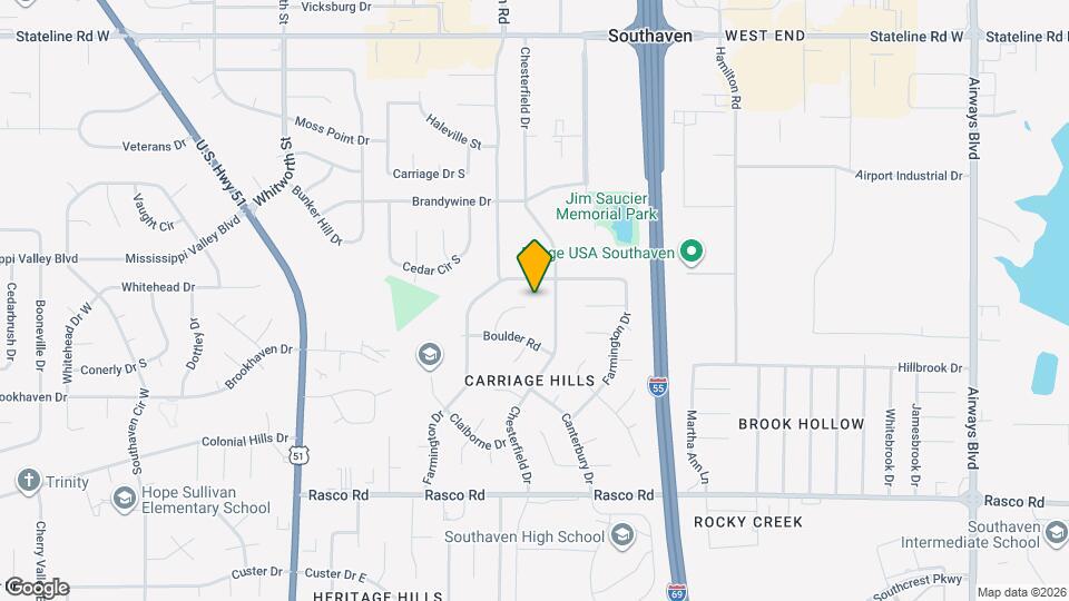 954 Boulder Rd Map and Location Details