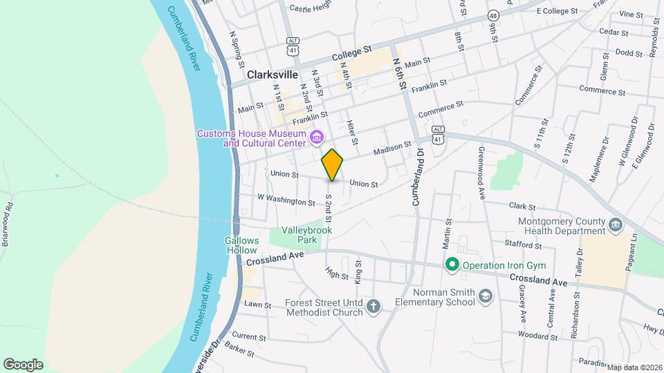 407 S 2nd St Map and Location Details