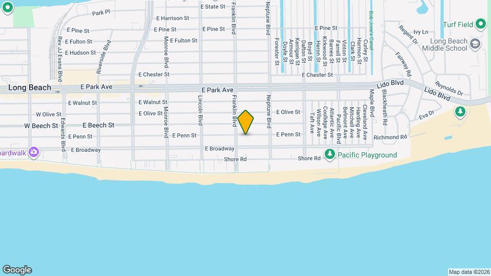 518 E Penn St Map and Location Details