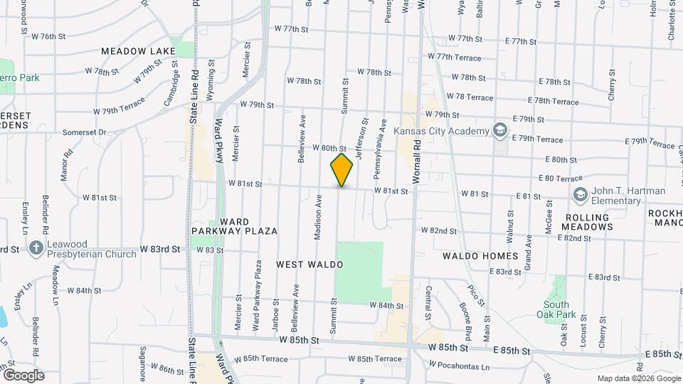 8101 Summit St Mapa y Detalles de la Ubicación