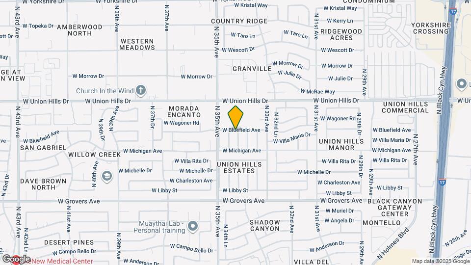 18240 N 34th Dr Map and Location Details